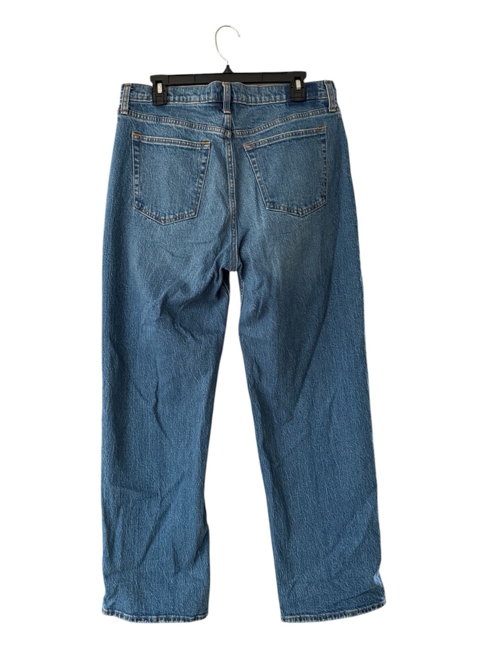 A&F Women’s Baggy Low Rise Medium Wash Blue Wide Leg Classic Jeans Size 30 Sz 10 - Picture 4 of 15